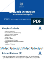 Network Strategies CH#2 Internet Protocol (IPV4)