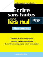 Gaëlle Bodelet - Écrire Sans Fautes Pour Les Nuls