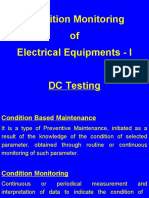 Condition Monitoring of Electrical Equipments