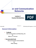 Computer and Communication Networks: Course Introduction