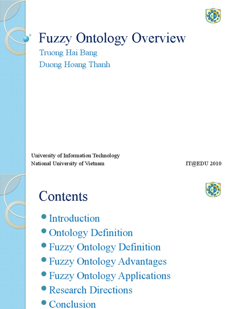 Fuzzy Ontology: Concepts and Applications | PDF | Ontology (Information ...