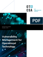 Vulnerability - Management For Operational Teknology