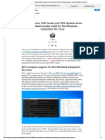 GPU Compute WSL