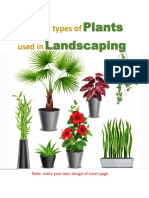Format Page Different Types of Plants Used in Landscaping
