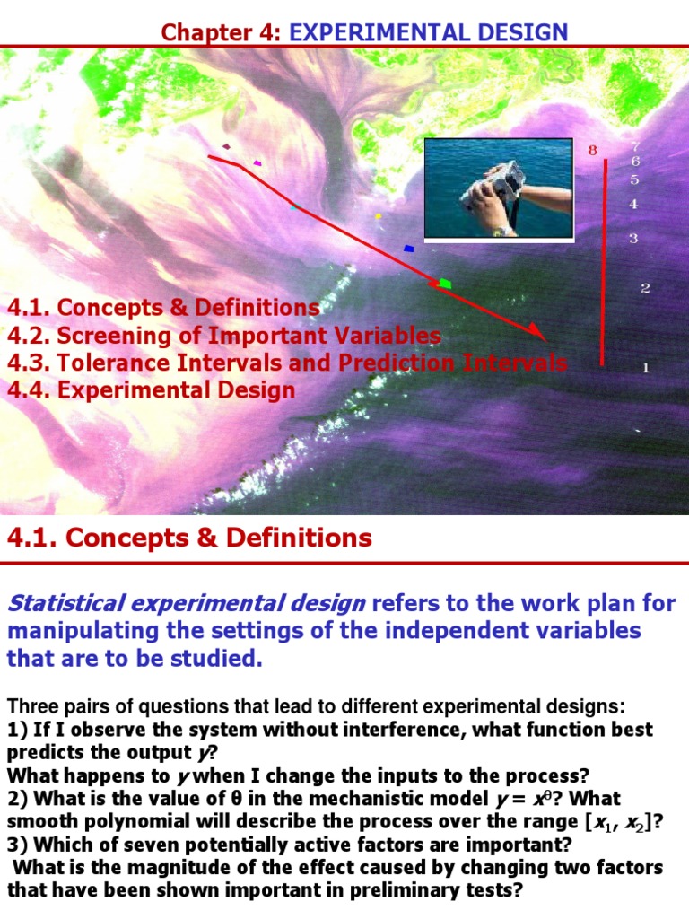 Chap4 - EXPERIMENTAL DESIGN | PDF | P Value | Statistical Significance