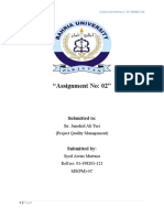 PQM-Assignment 02 - Syed Awais Murtaza (01-398201-121)