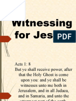 Witnessing For Jesus