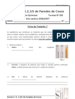 Transformações Químicas e Reações