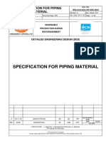 Specification For Piping Material