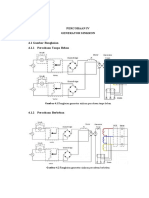 Gambar 4.1 Rangkaian Generator Sinkron Percobaan Tanpa Beban