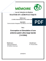 Mémoire: Master en Aéronautique