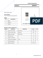 Silicon NPN Power Transistors: Savantic Semiconductor Product Specification