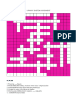Urinary System Assignment