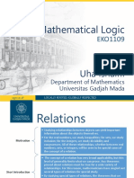 Mathematical Logic: Uha Isnaini