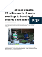200428_MSTANDARD_East West Seed donates P6 million worth of seeds seedlings to boost food security amid pandemic