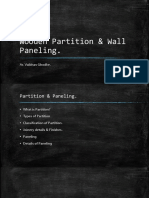 Wooden Partition and Paneling Guide