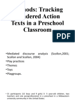 Methods: Tracking Gendered Action Texts in A Preschool Classroom
