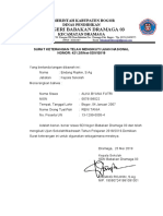 Surat Keterangan Mengikuti UN