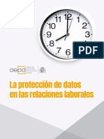 La Proteccion de Datos en Las Relaciones Laborales