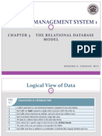 DBMS Chapter 3
