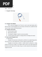 NG Tube Guide for Children's Care | PDF | Clinical Medicine | Diseases ...