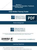 Child Welfare Training Toolkit: Understanding Substance Use Disorders, Treatment, and Recovery
