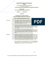 Keputusan Kepala Badan Informasi Geospasial Nomor 1.4 Tahun 2021 Tentang Tim Penyusun Laporan Kinerja Badan Informasi Geospasial Tahun 2021