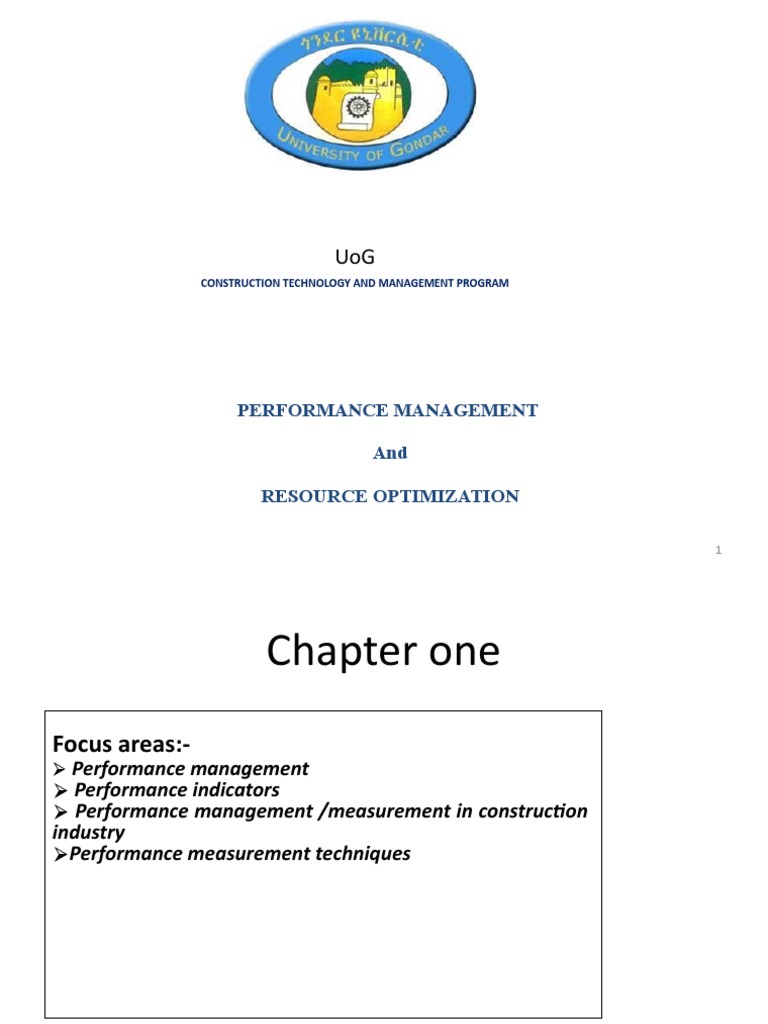 Performance Management Chapter 1 2 Pdf Performance Indicator
