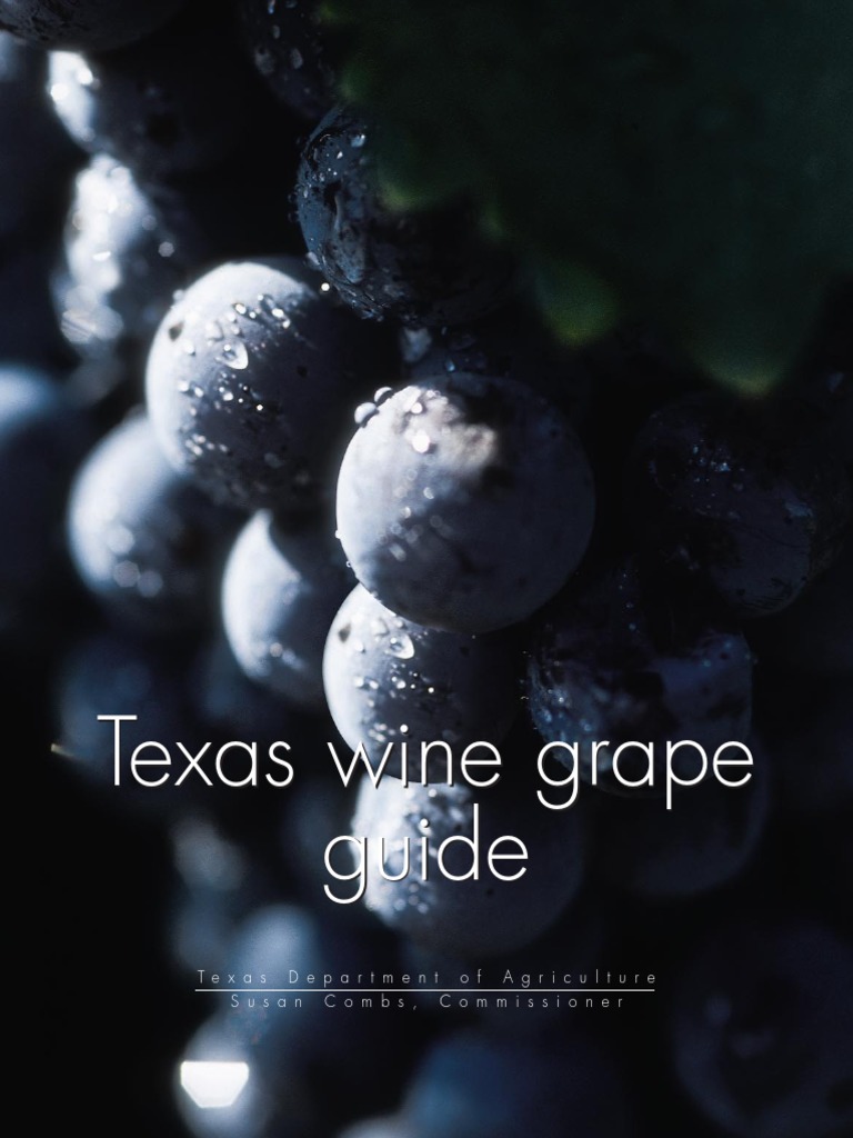 Texas Wine Grape Growing Guide PDF Vineyard Viticulture