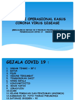 DEFINISI OPERASIONAL Kasus Corona Virus Disease