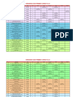 FAU 2020 Horario