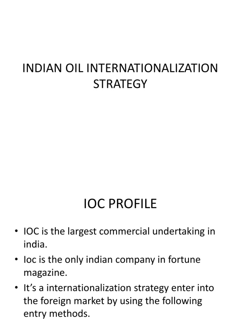 IOC Internationalization Strategies | PDF