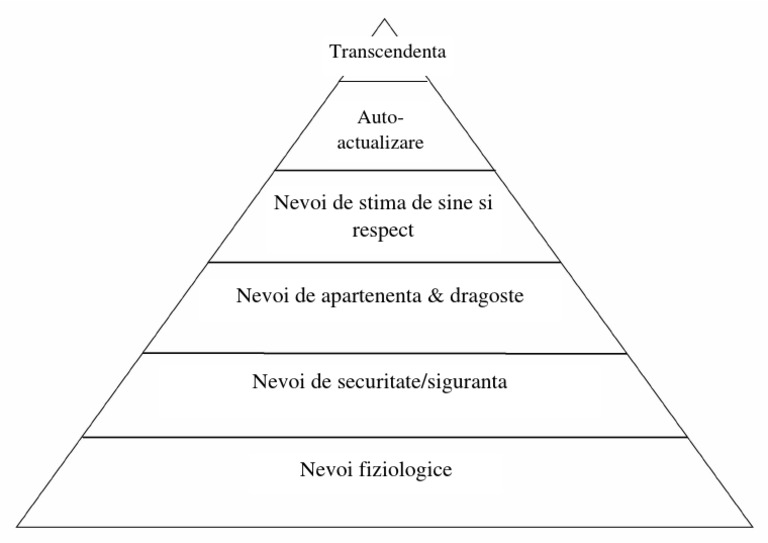 Piramida Nevoilor A Lui Maslow | PDF