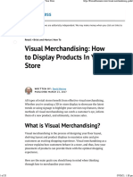 TIPS AND TRICKS Visual Merchandising Basics
