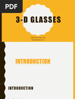 3d glasses