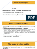 Module III - Brand Marketing Strategies