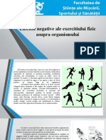 Efectele Negative Ale Exercitiului Fizic Asupra Organismului