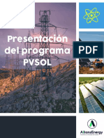 Presentación Del Programa PVSOL