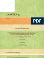 CHAPTER 17 - Change Management
