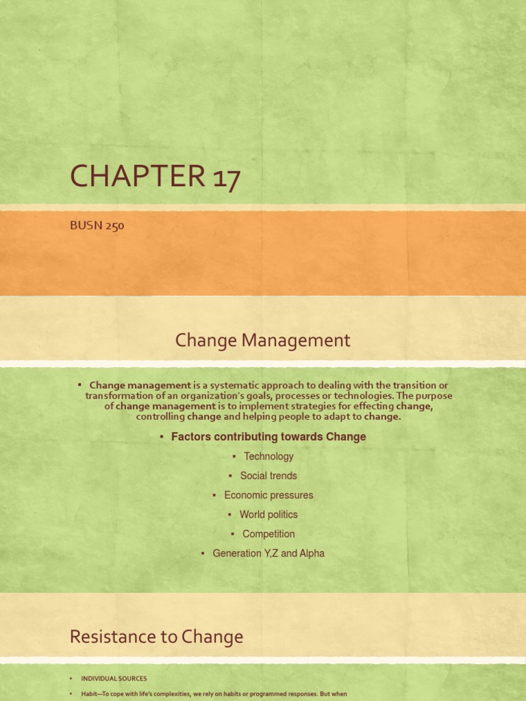 Change Management Strategies Explained | PDF | Change Management ...