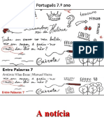 Noticia Entre Palavras 7º