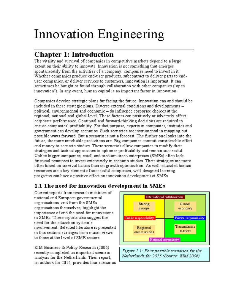 Innovation Strategies for Dutch SMEs | PDF | Innovation | Small And ...