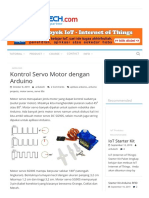 Kontrol Servo Motor dengan Arduino