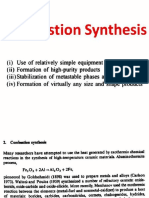 Combustion Synthesis