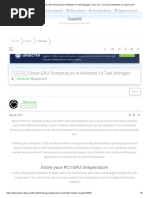 Tutorials - Check GPU Temperature in Windows 10 Task Manager - Team OS - Your Only Destination To Custom OS !!