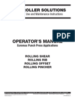 Operator'S Manual: Roller Solutions