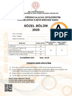 2020 Sozel Bolum A