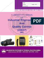 Industrial Engineering and Quality Control Manual