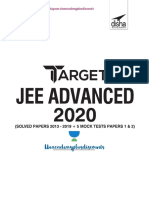 Target Jee Advanced - Disha