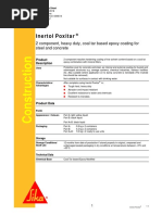 Inertol Poxitar: 2 Component, Heavy Duty, Coal Tar Based Epoxy Coating For Steel and Concrete